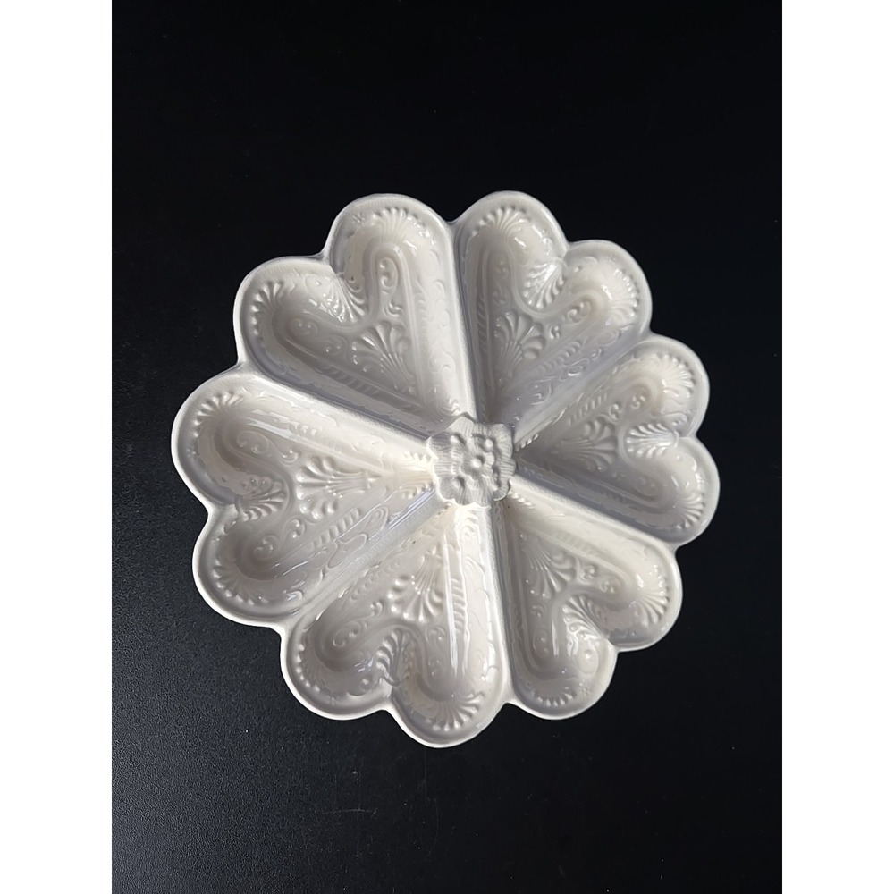 MMA‎ Metropolitan Museum Of Art Heart Staffordshire Dish Shortbread Cookie mold